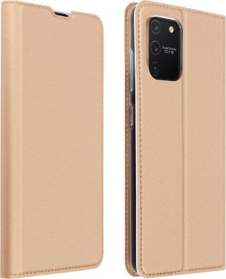 Etui DUX DUCIS Samsung S10 Lite Effet Satiné Champagne