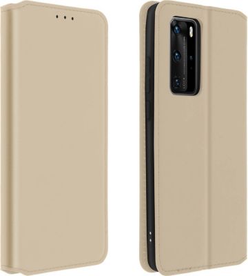 Etui AVIZAR Huawei P40 Pro Portefeuille Élégant Or Etui AVIZAR Huawei P40 Pro Portefeuille Élégant Or