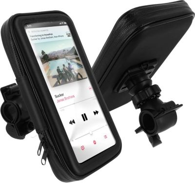 Support smartphone AVIZAR Vélo et Moto Housse étanche zippée