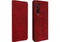 Etui AVIZAR Oppo Find X2 Pro Portefeuille Cuir Rouge