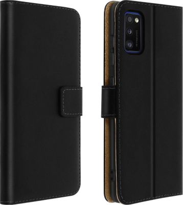 Etui AVIZAR Samsung Galaxy A41 Cuir Veritable Noir
