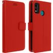 Etui AVIZAR Honor 9X Lite Portefeuille Support Rouge