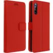 Etui AVIZAR Xperia L4 Portefeuille Support Rouge