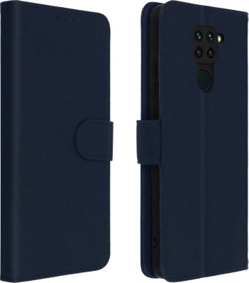 Etui AVIZAR Redmi Note 9 Portefeuille Chester Bleu Etui AVIZAR Redmi Note 9 Portefeuille Chester Bleu