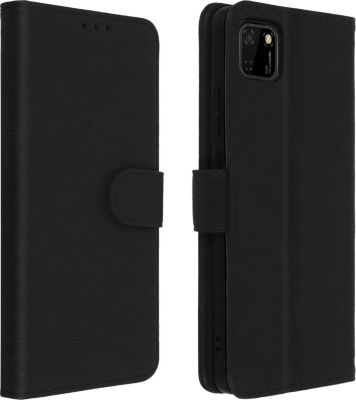 Etui AVIZAR Huawei Y5p Portefeuille Chester Noir Etui AVIZAR Huawei Y5p Portefeuille Chester Noir