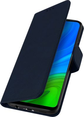 Etui AVIZAR Huawei P smart 2020 Portefeuille Bleu