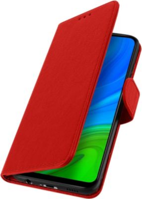 Etui AVIZAR Huawei P smart 2020 Portefeuille Rouge