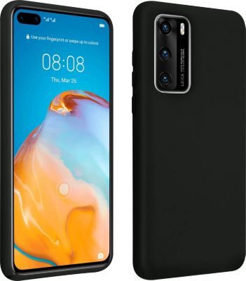 Coque AVIZAR Huawei P40 Silicone Soft Touch Noir