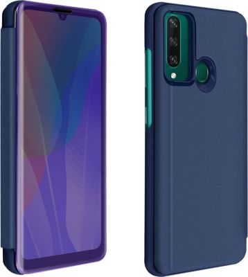 Etui AVIZAR Huawei Y6p Effet Miroir Stand Violet Etui AVIZAR Huawei Y6p Effet Miroir Stand Violet