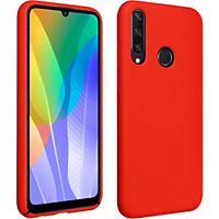 Coque AVIZAR Huawei Y6p Silicone Soft Touch Rouge