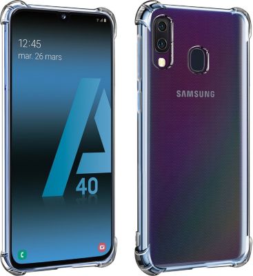 Coque AVIZAR Samsung A40 Silicone Coins Bumper Coque AVIZAR Samsung A40 Silicone Coins Bumper