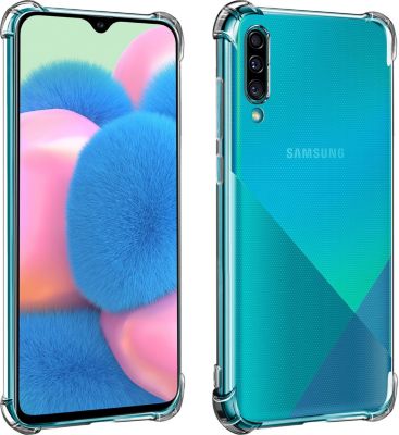 Coque AVIZAR Samsung A50 Silicone Souple Coins Bumper Coque AVIZAR Samsung A50 Silicone Souple Coins Bumper