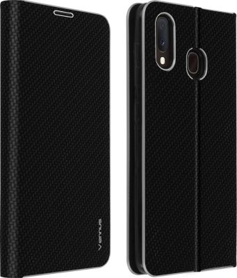 Etui AVIZAR Samsung Galaxy A20e Effet Carbone Noir