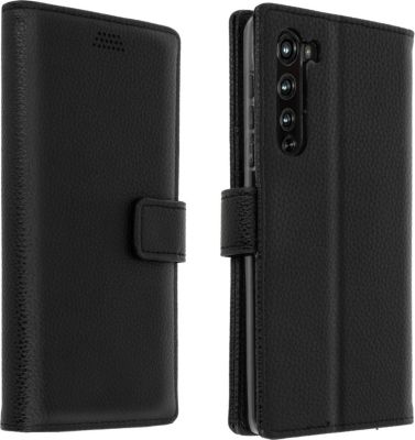 Etui AVIZAR Motorola Edge Portefeuille Support Noir Etui AVIZAR Motorola Edge Portefeuille Support Noir