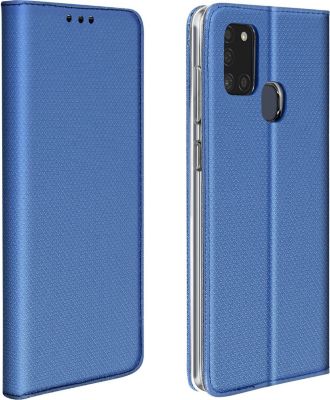 Etui AVIZAR Samsung Galaxy A21s Magnetique Bleu
