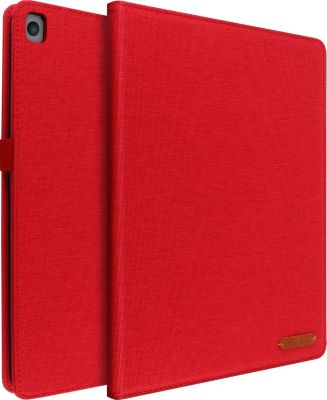 Housse AVIZAR iPad 10.2 2021 Porte-carte + Stand Rouge