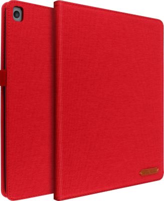 Housse AVIZAR iPad 10.2 2021 Porte-carte + Stand Rouge