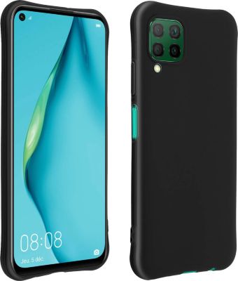 Coque AVIZAR Huawei P40 Lite Souple Coins Bumper Noir