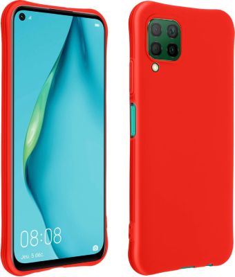 Coque AVIZAR Huawei P40 Lite Silicone Bumper Rouge Coque AVIZAR Huawei P40 Lite Silicone Bumper Rouge