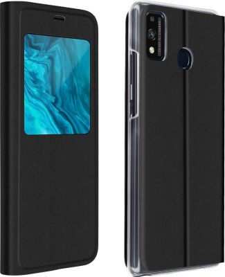 Etui AVIZAR Honor 9X Lite Fenêtre S-view Noir