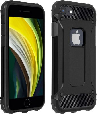 Coque AVIZAR IPhone 7 / 8 Hybride Antichute 1,8m Noir