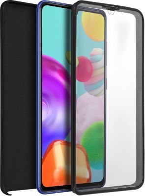 Coque AVIZAR Samsung Galaxy A41 Avant et Arrière Noir Coque AVIZAR Samsung Galaxy A41 Avant et Arrière Noir