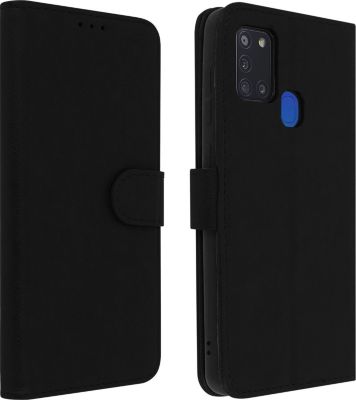 Etui AVIZAR Samsung A21s Portefeuille Chester Noir
