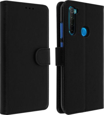 Etui AVIZAR Redmi Note 8 Portefeuille Chester Noir Etui AVIZAR Redmi Note 8 Portefeuille Chester Noir