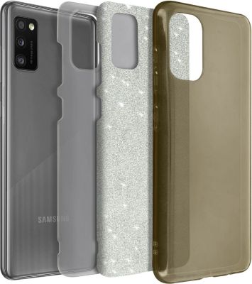 Coque AVIZAR Paillette Samsung A41 rouge Coque AVIZAR Paillette Samsung A41 rouge