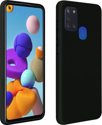Coque AVIZAR Samsung A21s Silicone Soft Touch Noir