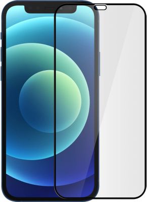 Protège écran AVIZAR iPhone 12 Mini Verre trempé Contour Noir