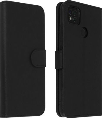 Etui AVIZAR Redmi 9C Portefeuille Chester Noir