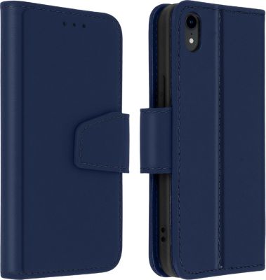 Etui AVIZAR iPhone XR Porte-cartes Premium Bleu Nuit Etui AVIZAR iPhone XR Porte-cartes Premium Bleu Nuit