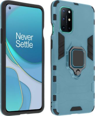 Coque AVIZAR OnePlus 8T Hybride + Bague Bleu Coque AVIZAR OnePlus 8T Hybride + Bague Bleu