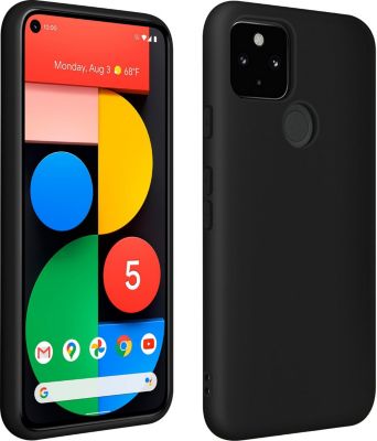 Coque AVIZAR Google Pixel 5 Silicone Soft Touch Noir Coque AVIZAR Google Pixel 5 Silicone Soft Touch Noir