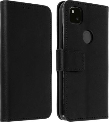 Etui AVIZAR Google Pixel 4A Portefeuille Stand Noir