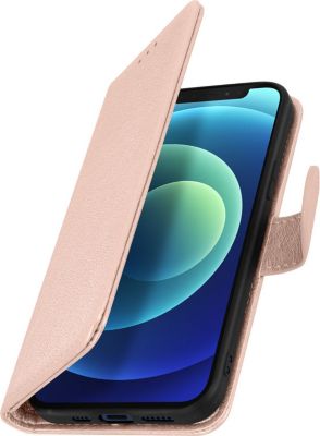 Etui AVIZAR iPhone 12 Portefeuille Rose Gold