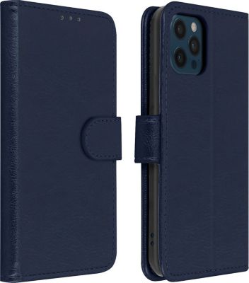 Etui AVIZAR iPhone 12 Pro Max Folio Chester Bleu