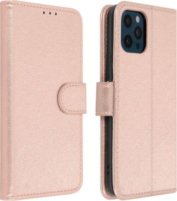 Etui AVIZAR iPhone 12 Pro Max Portefeuille Rose Gold