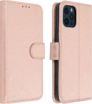 Etui AVIZAR iPhone 12 Pro Max Portefeuille Rose Gold Etui AVIZAR iPhone 12 Pro Max Portefeuille Rose Gold