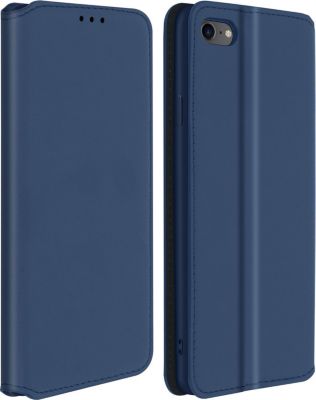 Etui AVIZAR iPhone SE / 8 / 7 Élégant Bleu Nuit