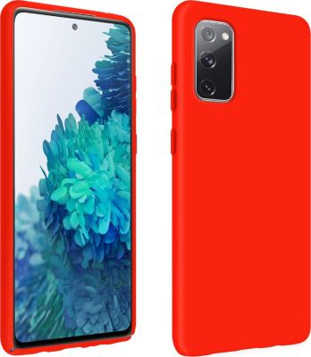 Coque AVIZAR Samsung S20 FE Silicone Soft Touch Rouge