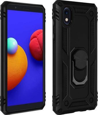 Coque AVIZAR Samsung A01 Core Bi-matière + Bague Noir Coque AVIZAR Samsung A01 Core Bi-matière + Bague Noir
