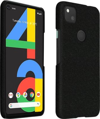 coque_avizar_google_pixel_4a_antichocs_en_tissu_noir