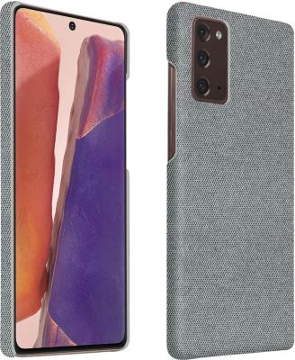 Coque AVIZAR Samsung Note 20 Antichocs Tissu Argent