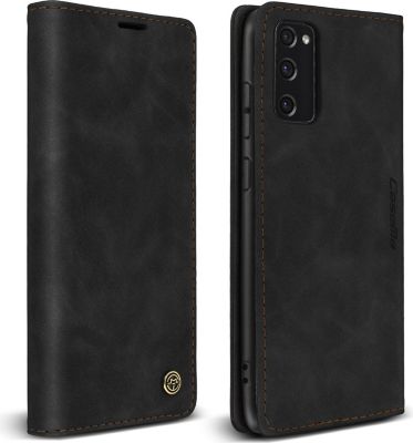 Etui AVIZAR Samsung S20 FE Folio Vintage Stand Noir