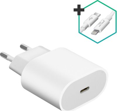 Chargeur + câble AVIZAR Chargeur Secteur USB-C et Câble Lightnin