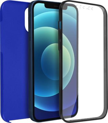 Coque AVIZAR iPhone 12 / 12 Pro Avant et Arrière Bleu