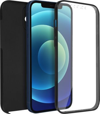 Coque AVIZAR iPhone 12 Mini Avant et Arrière Noir Coque AVIZAR iPhone 12 Mini Avant et Arrière Noir
