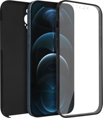Coque AVIZAR iPhone 12 Pro Max Avant et Arrière Noir